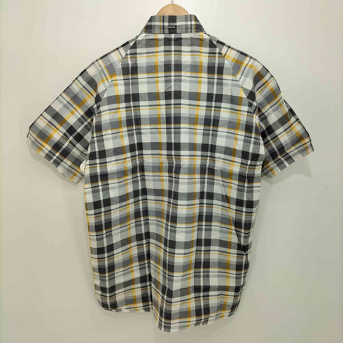 アベイシングエイプ A BATHING APE 00s 初期タグ Y2K 3点留め ボタンダウンチェックショートスリーブシャツ メンズ JPN:S