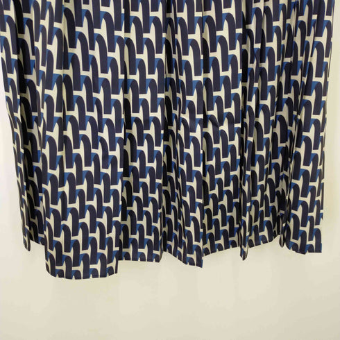 マッキントッシュ ロンドン Mackintosh LONDON プリーツ ヒザ下 総柄スカート レディース 3823