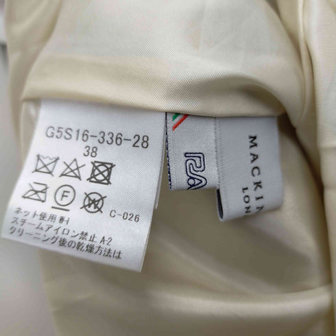 マッキントッシュ ロンドン Mackintosh LONDON プリーツ ヒザ下 総柄スカート レディース 3823