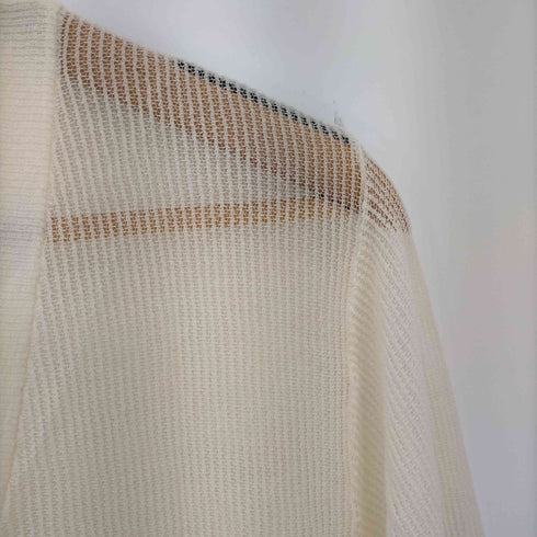 ロクビューティーアンドユースユナイテッドアローズ 6 BEAUTY & YOUTH UNITED ARROWS SUKE STRIPE V NECK CARDIGAN レディース FREE