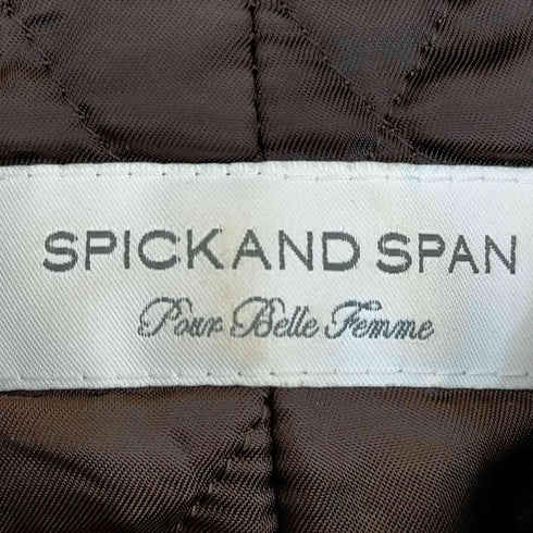 スピックアンドスパン Spick and Span 羊革 ダブルライダース レザージャケット レディース JPN:36