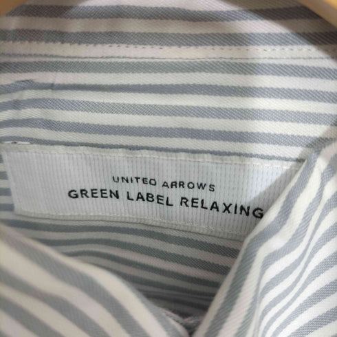 ユナイテッドアローズグリーンレーベルリラクシング UNITED ARROWS green label relaxing ボタンダウンストライプシャツ メンズ JPN:XS