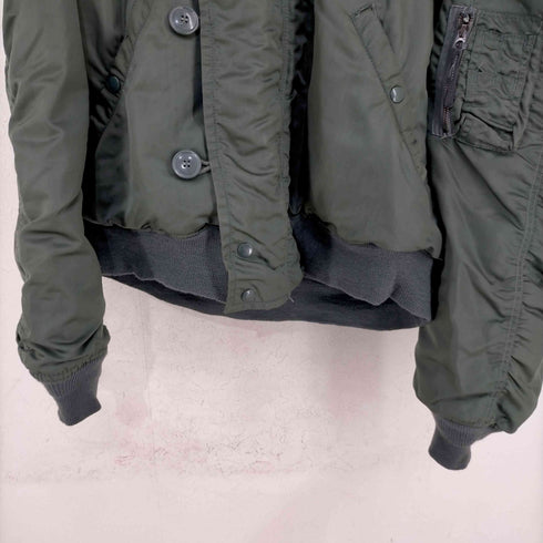 ユーエスエアフォース US AF 80S 82年会計 ALPHA社製 SCOVILLジップ N-2B フライトジャケット メンズ import:L
