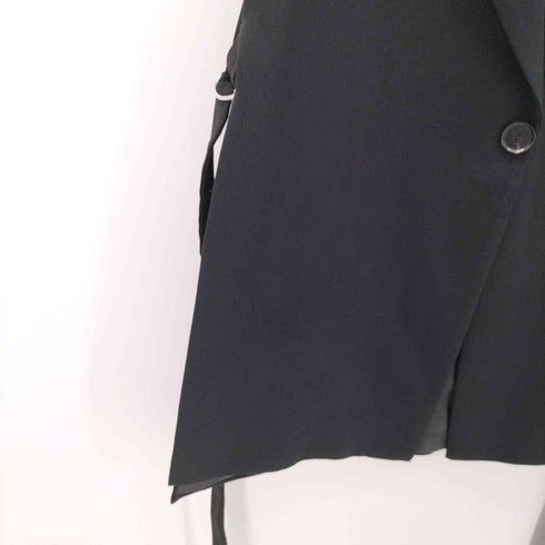 ザラ ZARA サイドスリット テーラー 襟 ジレ ベスト レディース JPN:L
