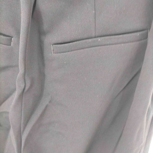 ニジュウサンク 23区 22SS トリアセダブルクロス ジョグパン パンツ テーパード ジップフライ 裾ジップ センタープレス レディース 44