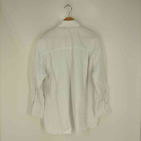 ザラ ZARA OVERSIZE-POPELINHEMD MIT PASPELTASCHE オーバーサイズ ポプリンシャツ レディース import:M