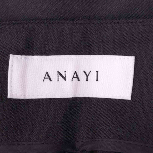 アナイ ANAYI 20AW タック ハーフ フレアパンツ レディース JPN:34