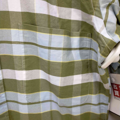 トムブラウン THOM BROWNE CLASSIC SHIRT IN LODEN FRENCH BLUE CHECK OXFORD ボタンダウンシャツ メンズ JPN:0