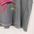 ザラ ZARA フェルトプリント ウォッシュドクルーネックTシャツ レディース import:L
