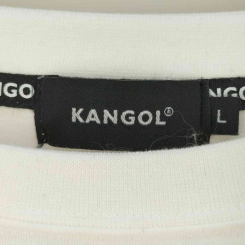 カンゴール KANGOL バックプリント フロントロゴ刺繍 裾レイヤード クルーネックカットソー レディース import:L