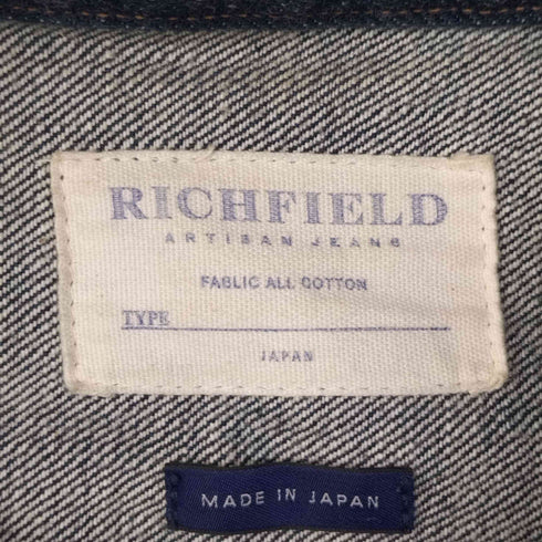 リッチフィールド RICHFIELD 日本製 2nd型 トラッカー デニム ジャケット メンズ JPN:1