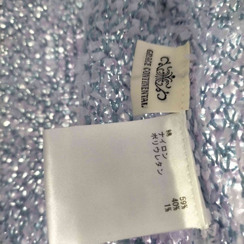 グレースコンチネンタル GRACE CONTINENTAL 21SS ドットJQニットトップ セーター 七分袖 レディース 36