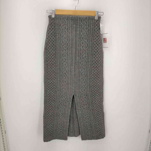マチェット machatt ロングスカート ケーブルニット レディース