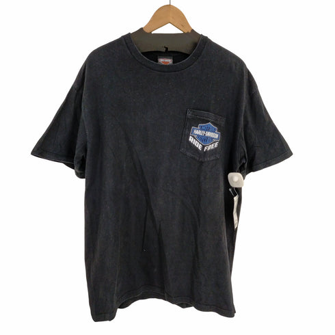 ハーレーダヴィットソン HARLEY DAVIDSON ©2015 バックプリント ポケットTシャツ メンズ import:L