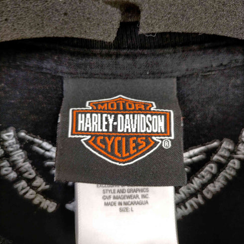 ハーレーダヴィットソン HARLEY DAVIDSON ©2015 バックプリント ポケットTシャツ メンズ import:L