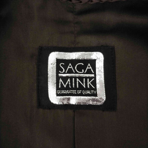 サガミンク SAGA MINK 銀サガ ダークミンク ファー コート レディース JPN:M