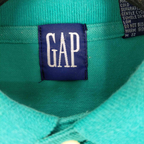 ギャップ Gap 90s OLD ロゴ刺繍ポロシャツ メンズ JPN:S