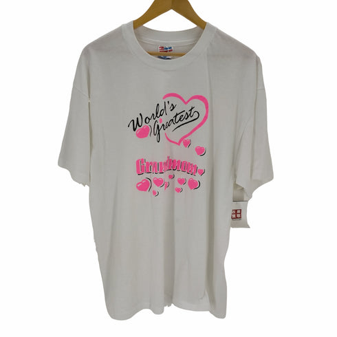 ヘインズ Hanes 90s シングルステッチ Grandmom 発砲プリントTシャツ メンズ JPN:XL