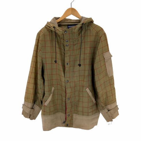 ネペンテス NEPENTHES ブロックチェック ジップアップフーディー メンズ JPN:S