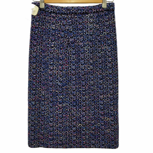 サルヴァトーレフェラガモ Salvatore Ferragamo ツイード タイトスカート ひざ丈 バージンウール モヘヤ混 レディース JPN:S