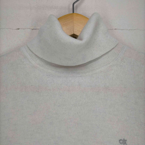 カルバンクライン CALVIN KLEIN ckロゴ刺繍タートルネックニット レディース JPN:XS