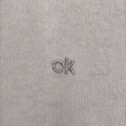 カルバンクライン CALVIN KLEIN ckロゴ刺繍タートルネックニット レディース JPN:XS