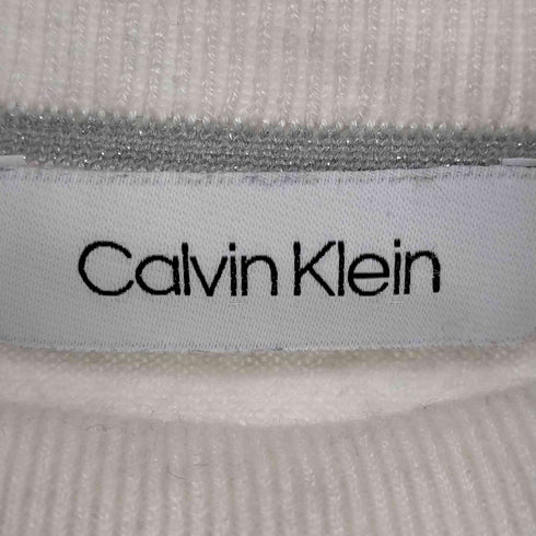カルバンクライン CALVIN KLEIN ckロゴ刺繍タートルネックニット レディース JPN:XS