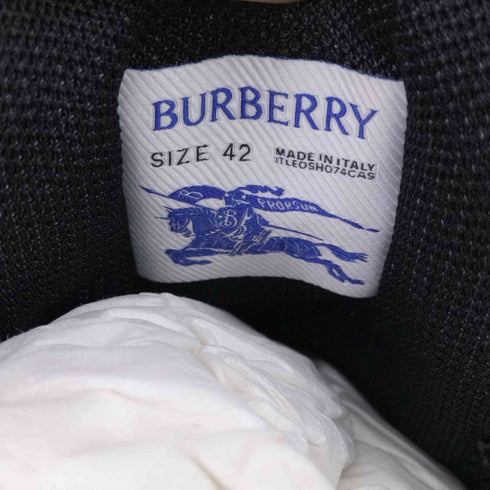 バーバリー BURBERRY Box レザースニーカー メンズ JPN:42