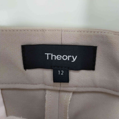 セオリー theory BISTRETCH DOUBLE 2 CROPPED TUCK PT テーパードパンツ スラックスパンツ クロップド丈 レディース 12