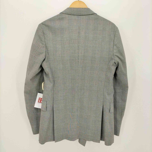 エディフィス ラ ブークル EDIFICE LA BOUCLE チェック柄 ダブルボタン テーラード ジャケット メンズ JPN:48