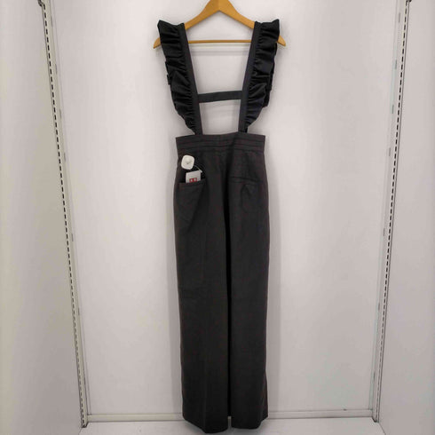 エミリアウィズ EMIRIA WIZ フリルデザイ サロペット パンツ ワイド タック レディース JPN:M