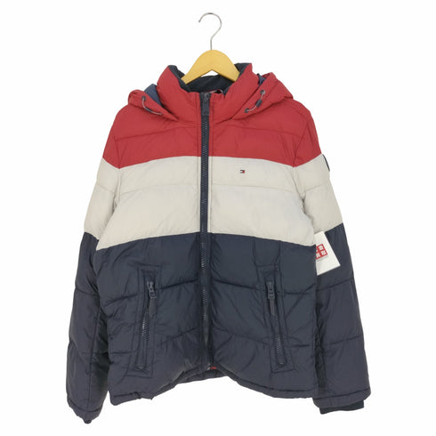 トミーヒルフィガー TOMMY HILFIGER NYLON Performance HOODY Puffer Jacket ナイロンパフォーマンスフーディパファー 中綿ジャケット メンズ import:M