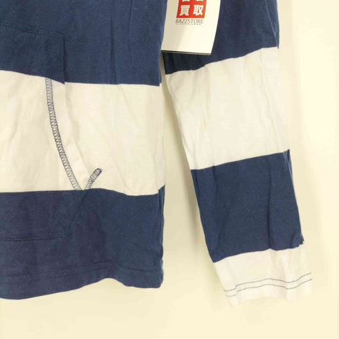 ポロラルフローレン POLO RALPH LAUREN ポニー刺繍 ボーダープルオーバーパーカー メンズ import:XL
