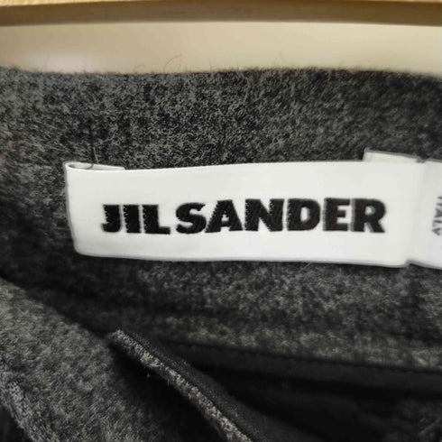 ジルサンダー JIL SANDER スラックス ジッパーフライ ウール レディース 34