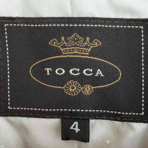 トッカ TOCCA フラワー刺繍 コート レディース 4