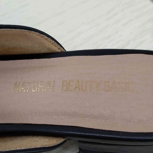 ナチュラルビューティーベーシック NATURAL BEAUTY BASIC スリッポンレザーシューズ レディース S