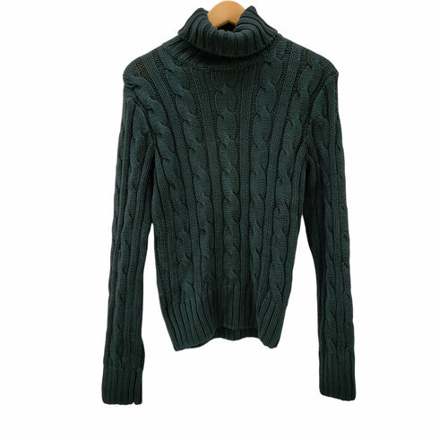 ラルフローレンスポーツ RALPH LAUREN SPORT ケーブル編み タートルネックニット レディース import:L