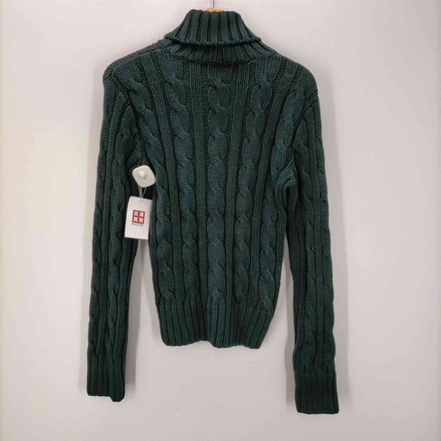 ラルフローレンスポーツ RALPH LAUREN SPORT ケーブル編み タートルネックニット レディース import:L