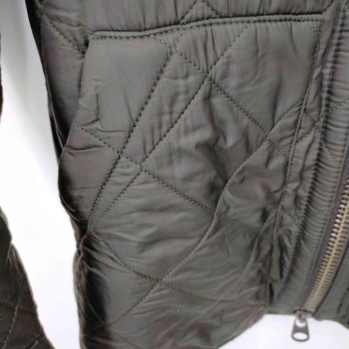 バブアー Barbour 3ワラント POLARQUILT SHORT キルティングジャケット ジップアップ ロゴ 裏ボア レディース XXS