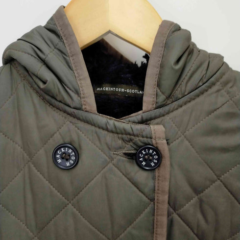 マッキントッシュ Mackintosh キルティングコート 裏ボア ロング丈 中綿 アウター レディース 36