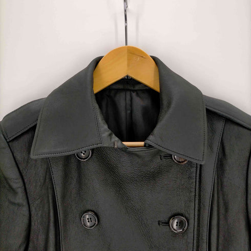 コムサデモード COMME CA DU MODE ラムレザーコート レディース 9