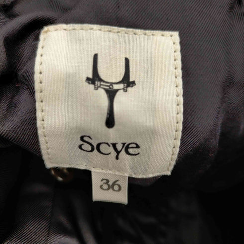 サイ SCYE ウールニット切替スカート レディース 36