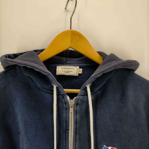 メゾンキツネ MAISON KITSUNE メゾンキツネ TRICOLOR FOX PATCH ZIP HOODIE レディース JPN:XS