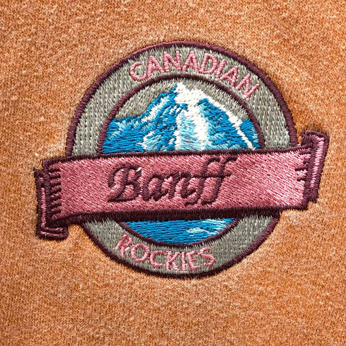 アヴァンティ AVANTI BANFF 刺繍 ハーフジップスウェット メンズ