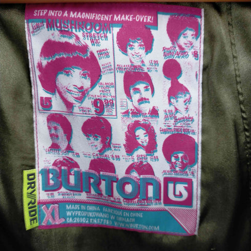 バートン BURTON 中綿フーデットジャケット メンズ XL