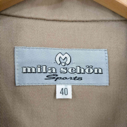 ミラショーン mila schon Sports カバーオール ジャケット ジップアップ ロゴ刺繍 レディース 40