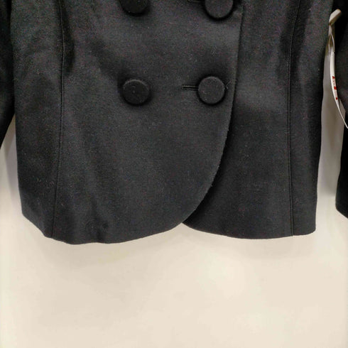 トゥービーシック TO BE CHIC テーラードジャケット ウール ダブル くるみボタン 総裏地 レディース 42