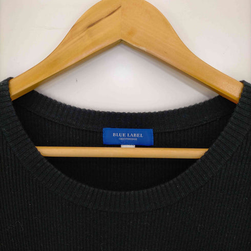 ブルーレーベルクレストブリッジ BLUE LABEL CRESTBRIDGE ドッキングワンピース リブニット レディース JPN:36