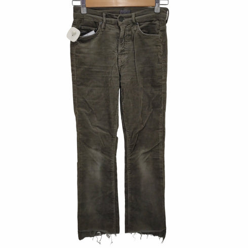 マザー mother インサイダークロップステップフレイ insider crop step fray コーデュロイパンツ レディース 24