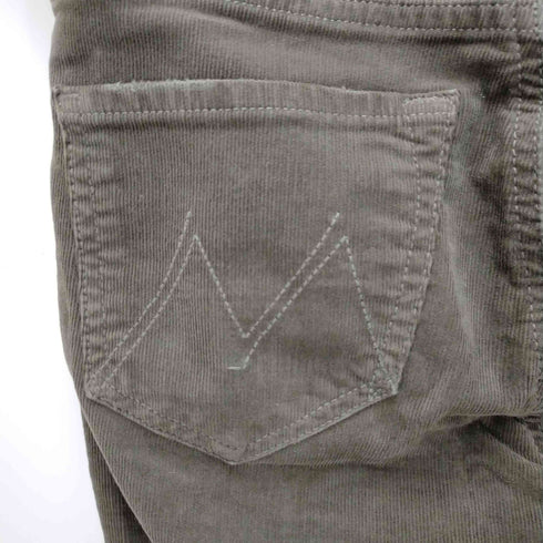 マザー mother インサイダークロップステップフレイ insider crop step fray コーデュロイパンツ レディース 24